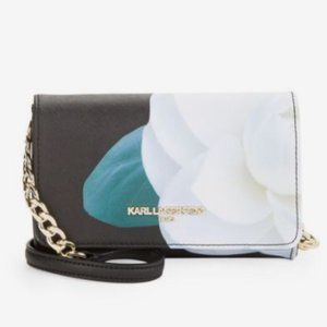Karl Lagerfeld Paris Crossbody Clutch Bag